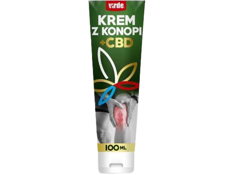 VIRDE Krem z konopii + CBD, 100 ml