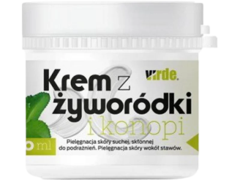 VIRDE Krem z żyworódki i konopi, 100 ml