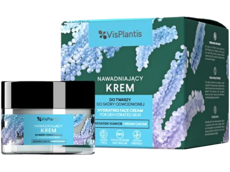 Vis Plantis Krem nawadniający do twarzy z wegańskim kawiorem, 50 ml