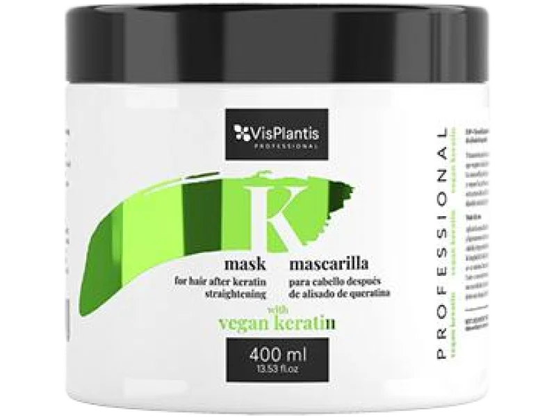 VisPlantis Professional maska do włosów wegańska keratyna, 400 ml