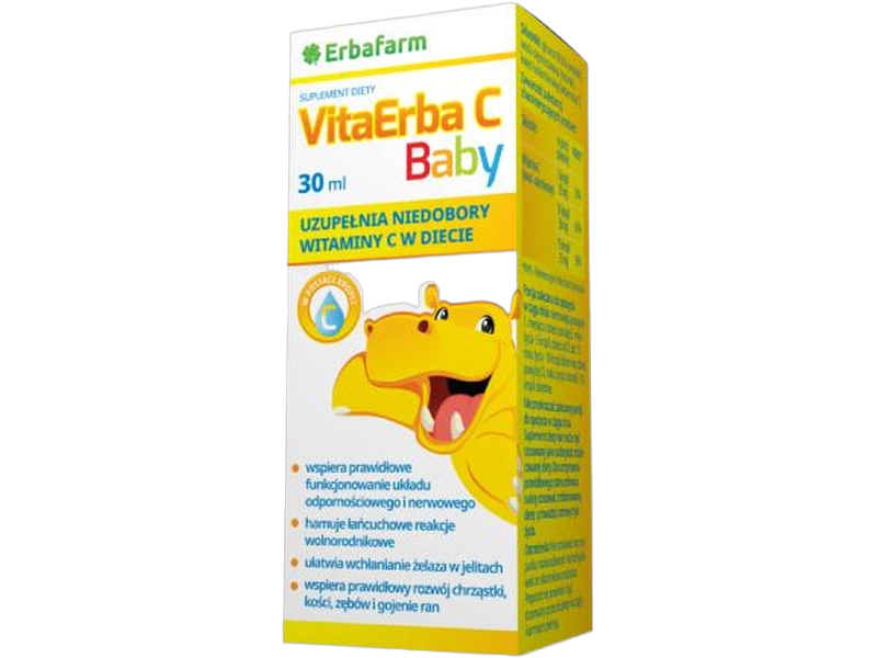 VitaErba C Baby, krople, 25 mg/5 kropli, 30 ml