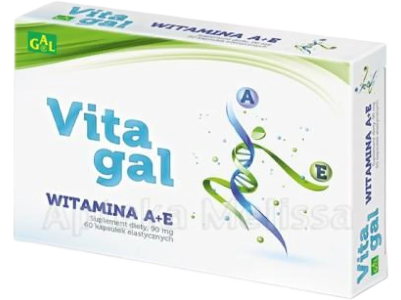 VITAGAL Witamina A+E, kapsułki miękkie, 60 kaps.