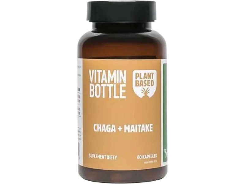 Vitamin Bottle Chaga + Maitake, kapsułki, 200 mg + 200 mg, 60 kaps.