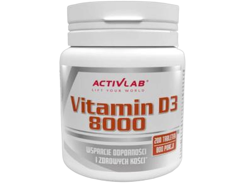Vitamin D3 8000, tabletki, 8000 j.m., 200 tabl.