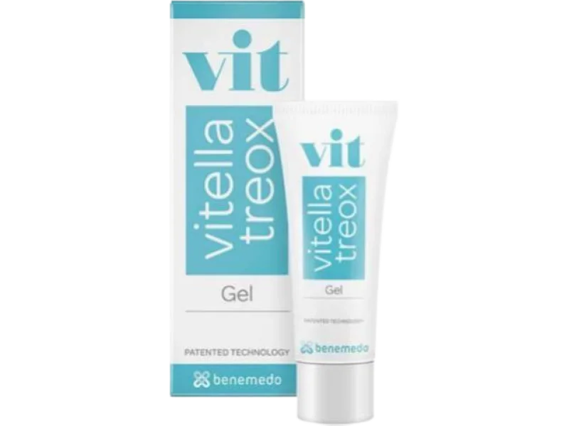 VITELLA TREOX Żel do stosowania w stanach zapalnych skóry, żel, 20 ml