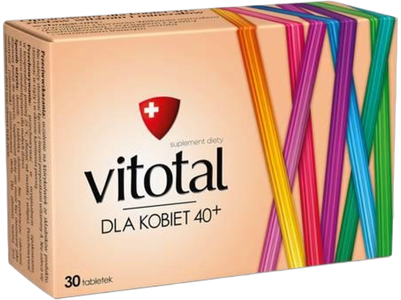 Vitotal dla kobiet 40+, tabletki, 30 tabl.