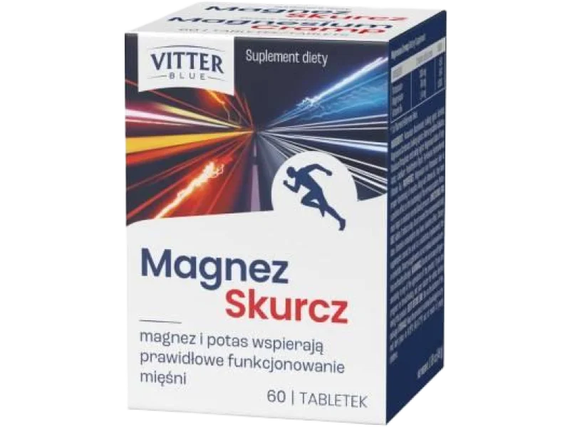 VITTER BLUE Magnez Skurcz, tabletki, 60 tabl.