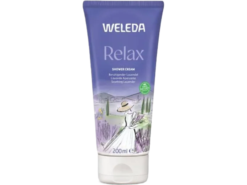 Weleda Aroma Shower Relax Kremowy Płyn pod prysznic, 200 ml
