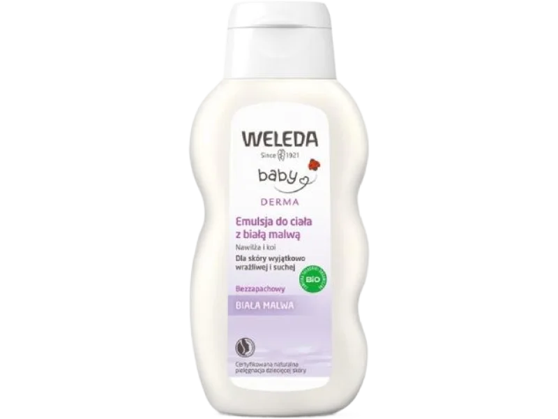 WELEDA Baby Emulsja pielęgnacyjna z białą malwą, 200 ml