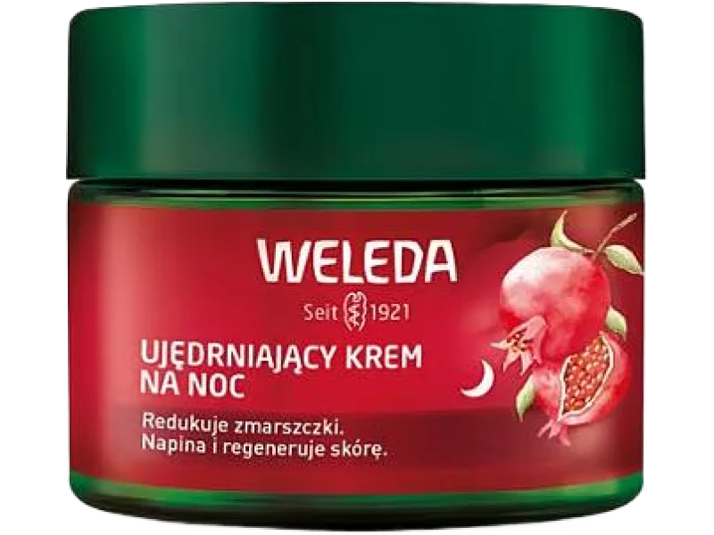 WELEDA Ujędrniający krem na noc z granatem i peptydami maca, 40 ml