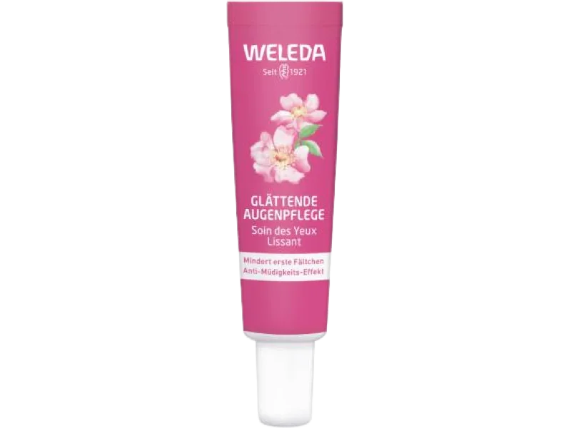 WELEDA Wygładzający krem pod oczy z dziką różą i białą herbatą, 10 ml