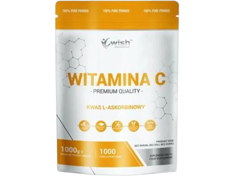 Wish Vitamin C, proszek, 1000 mg, 1000 g