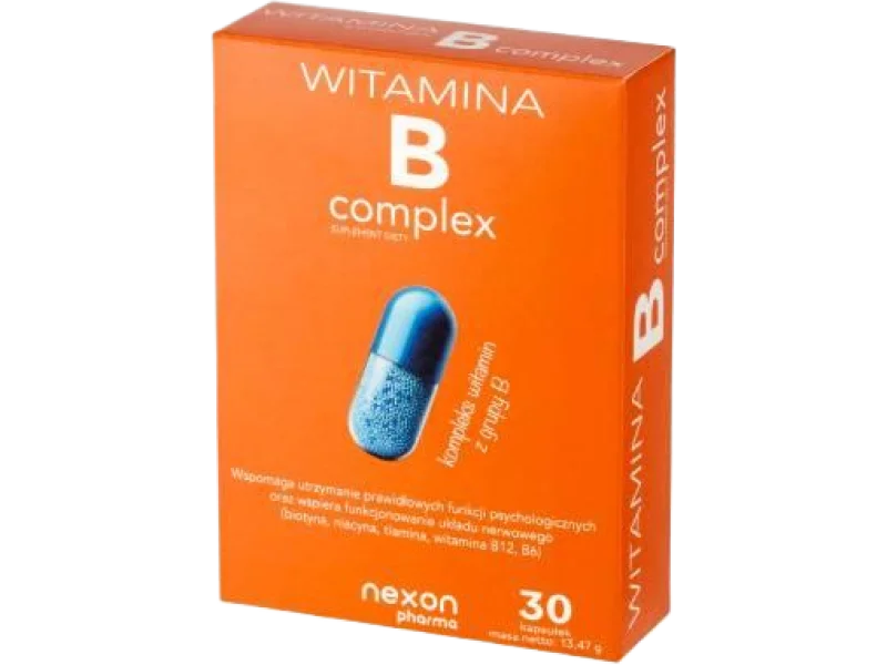 Witamina B Complex, kapsułki, 30 kaps.