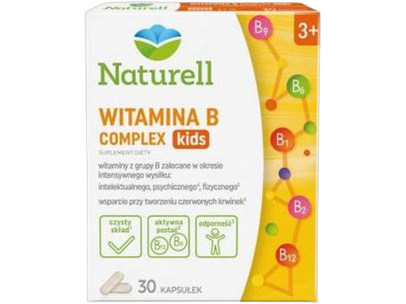 Naturell Witamina B complex kids, kapsułki, 30 kaps.
