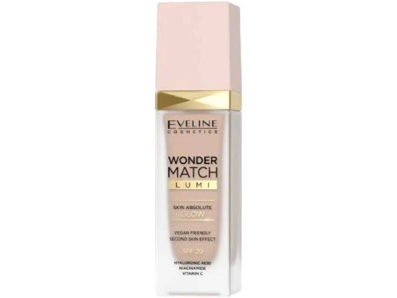 Wonder Match Lumi luksusowy podkład rozświetlający do twarzy z witaminą C, płyn, 30 ml