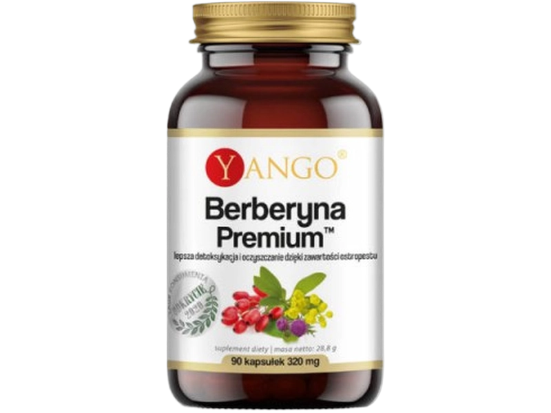 Yango Berberyna Premium, kapsułki, 196 mg, 90 kaps.