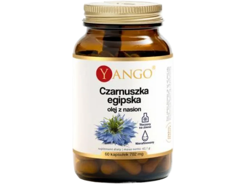YANGO Czarnuszka Egipska Olej z Nasion, kapsułki, 500 mg, 60 kaps.