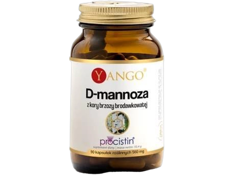 Yango D-mannoza, kapsułki, 470 mg, 90 kaps.