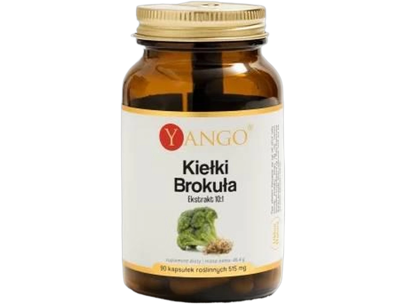 Yango Kiełki brokuła, kapsułki, 425 mg, 90 kaps.