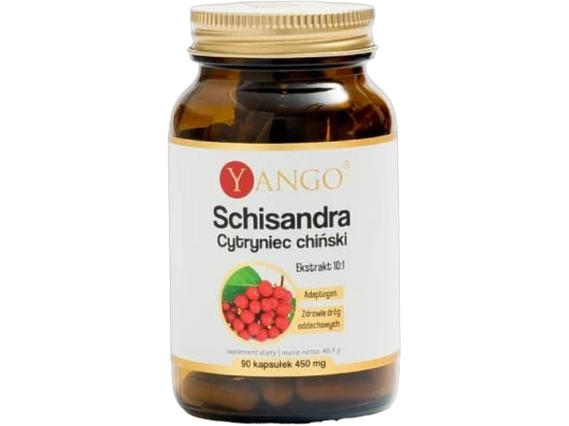Yango Schisandra ekstrakt z cytryńca chińskiego, kapsułki, 360 mg, 90 kaps.