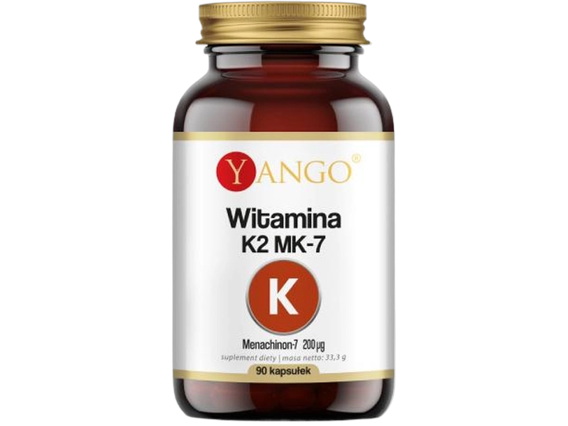Yango Witamina K2 MK 7, kapsułki, 200 µg, 90 kaps.