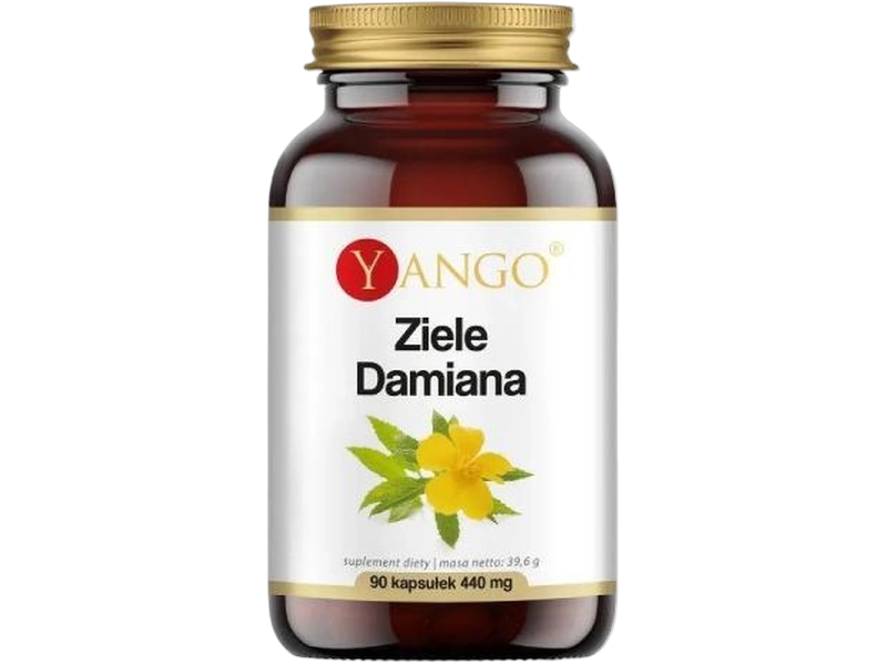 Yango ziele damiana, kapsułki, 350 mg, 90 kaps.
