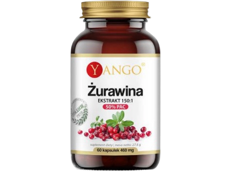 Yango Żurawina, kapsułki, 370 mg, 60 kaps.