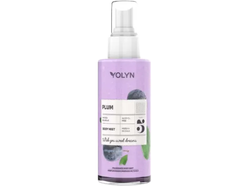 Yolyn mgiełka do ciała, smak śliwkowy, 200 ml