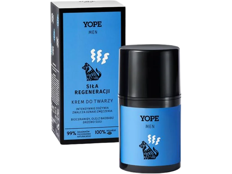 YOPE Men Wood regenerujący dla mężczyzn, krem, 50 ml