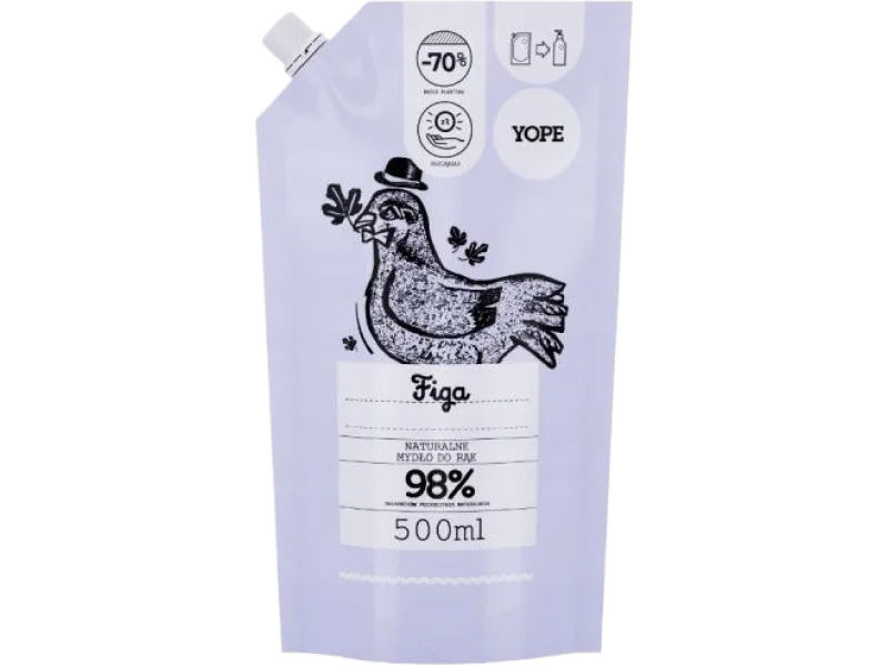 YOPE naturalne mydło do rąk Figa, 500 ml