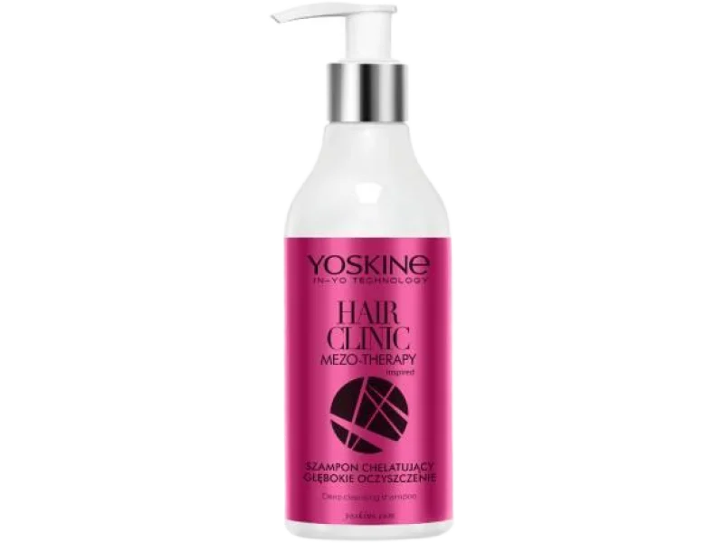 YOSKINE Hair Clinic Mezo-Therapy Szampon chelatujący Głębokie oczyszczenie, 200 ml