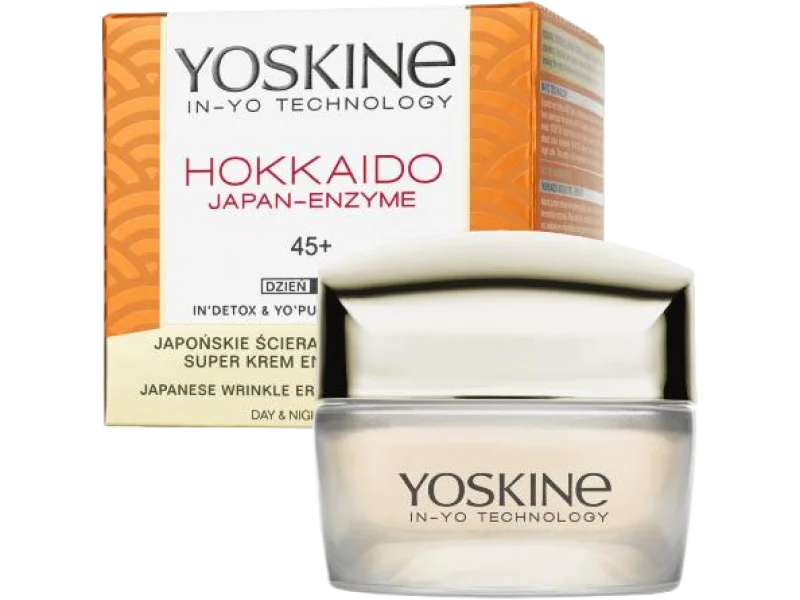 YOSKINE Hokkaido Japan-Enzyme Krem do twarzy na dzień i noc 45+ z enzymem z dyni, 50 ml