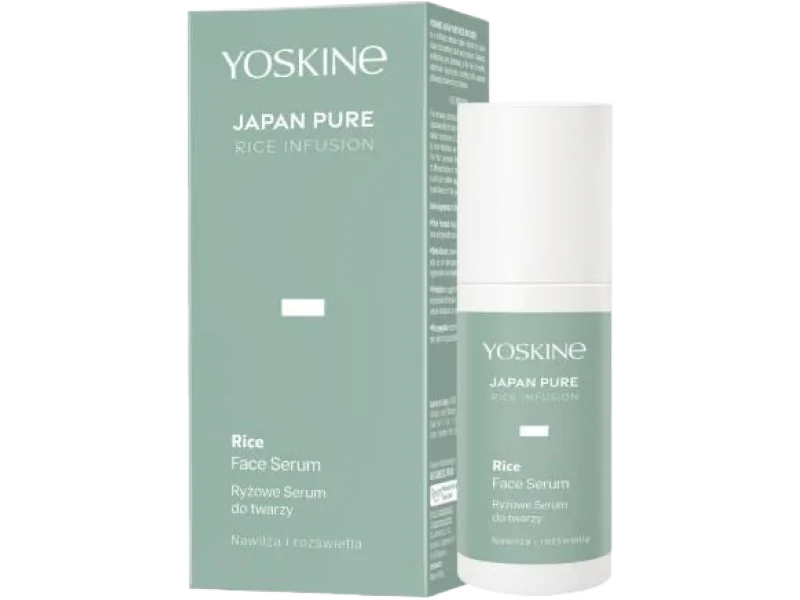 Yoskine Japan Pure Rice Infusion Ryżowe Serum nawilżająco – rozświetlające, 30 ml