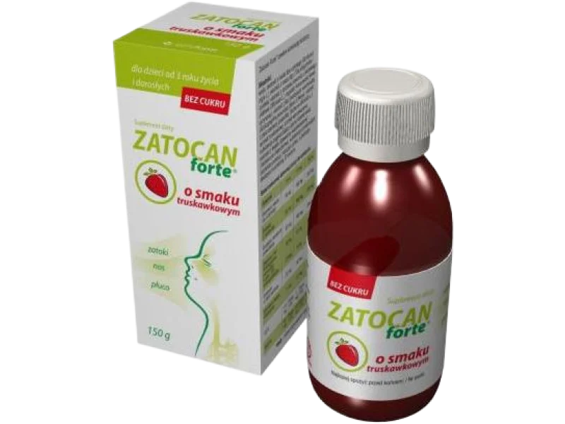 Zatocan Forte o smaku truskawkowym, syrop, 240 g