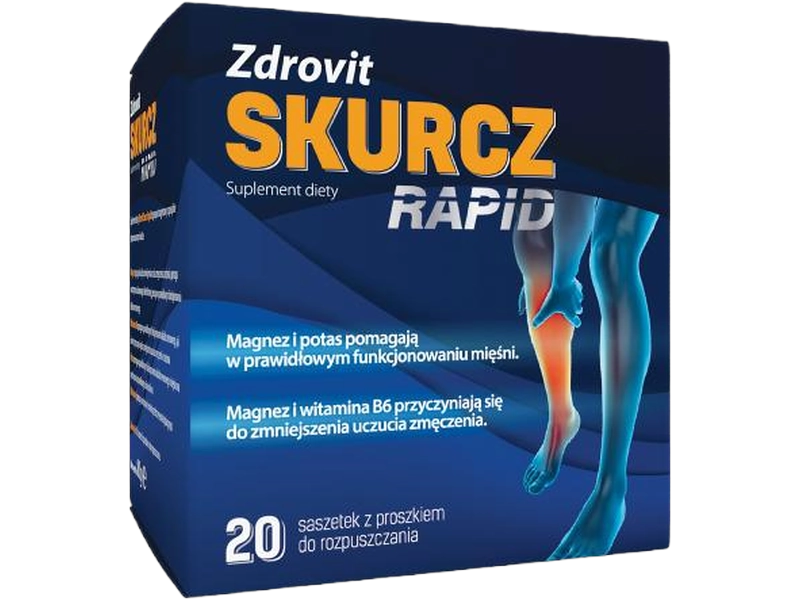 Zdrovit Skurcz Rapid, proszek, 20 sasz.