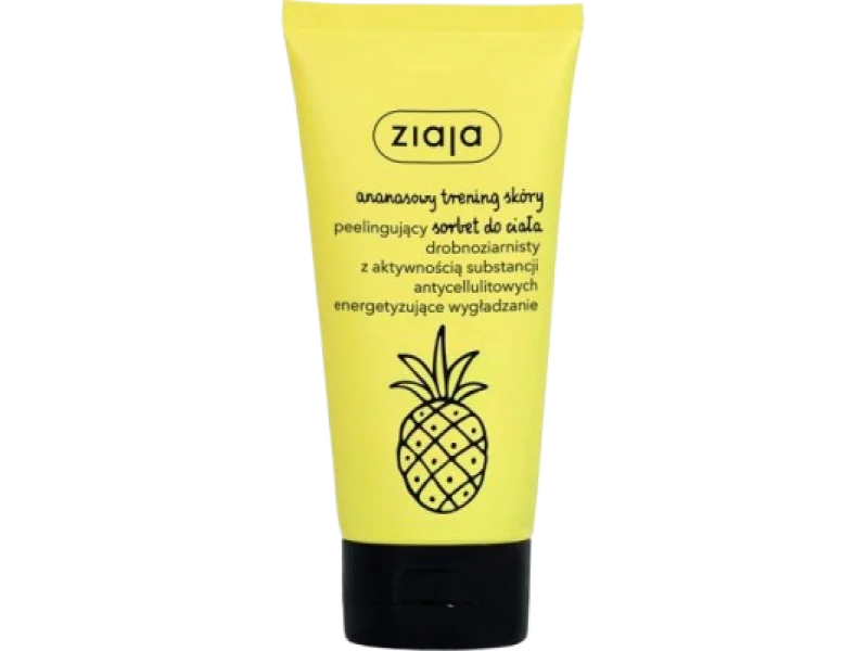 ZIAJA Ananasowy Sorbet peelingujący do ciała, 160 ml