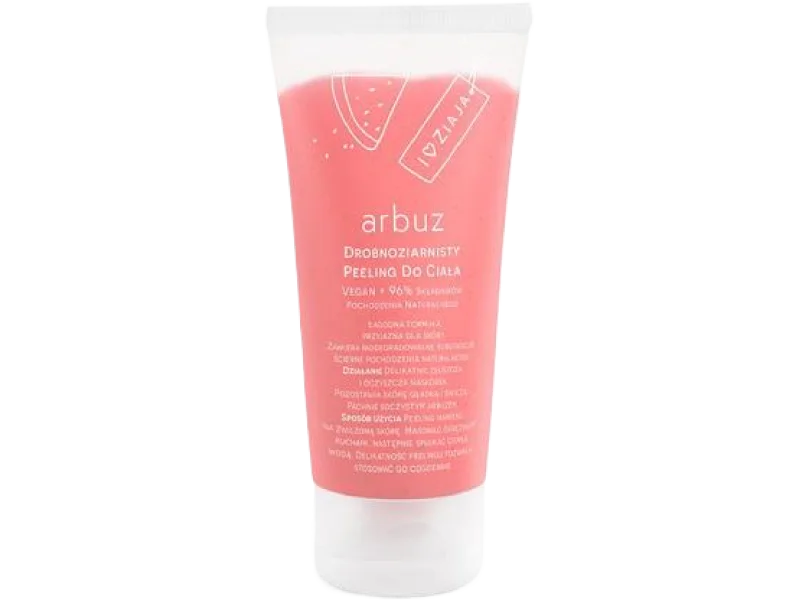 ZIAJA Arbuz Peeling drobnoziarnisty do ciała, 160 ml