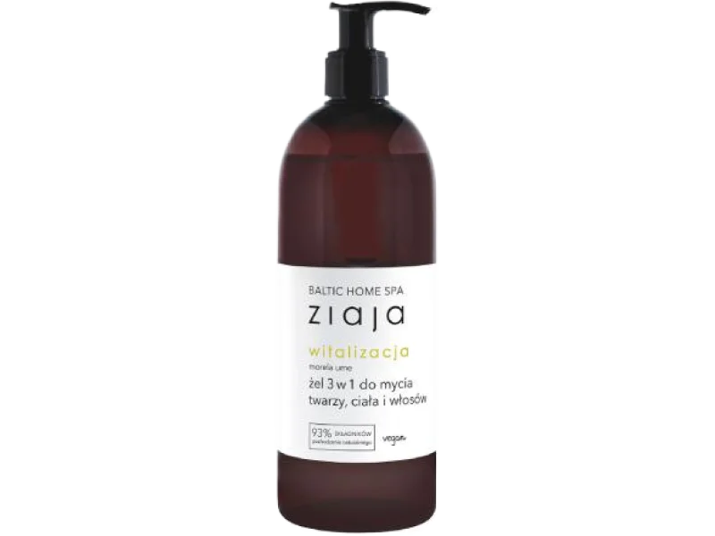 ZIAJA BALTIC HOME SPA WITALIZACJA Żel do mycia 3w1, żel, 500 ml