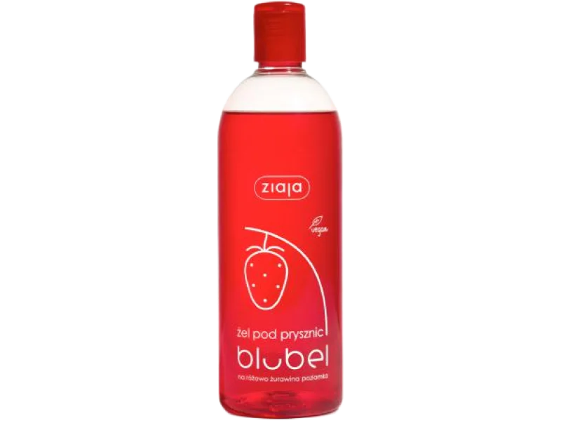 ZIAJA BLUBEL Żel pod prysznic żurawina i poziomka, żel, 500 ml