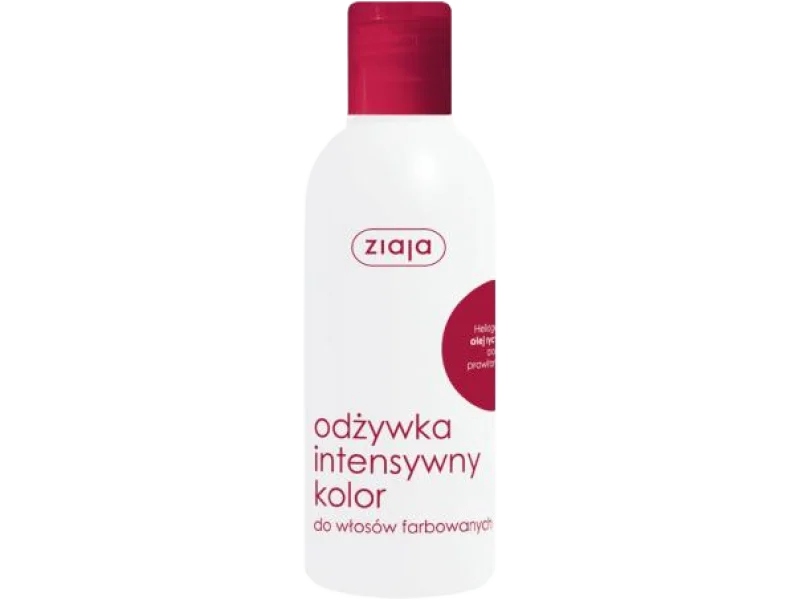 ZIAJA Intensywny Kolor odżywka z olejem rycynowym do włosów farbowanych, 200 ml