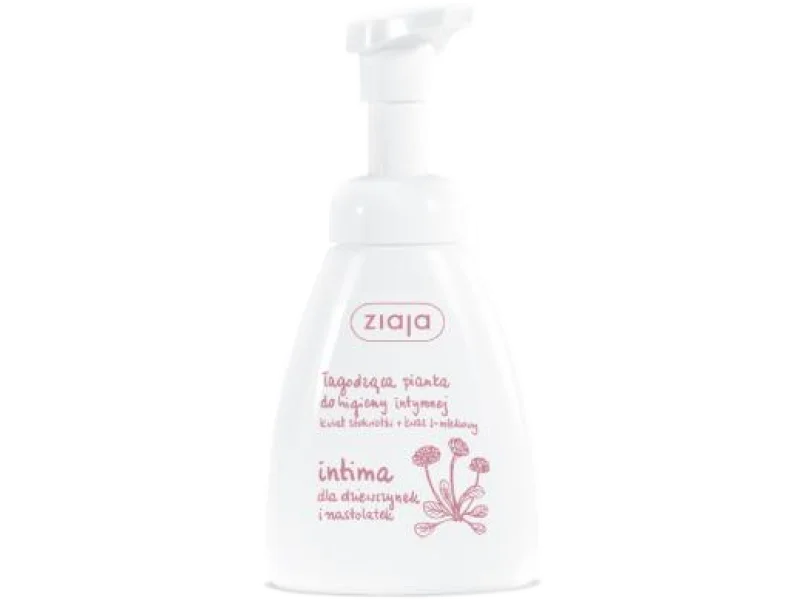 ZIAJA INTIMA Łagodząca pianka do higieny intymnej Kwiat stokrotki, 250 ml