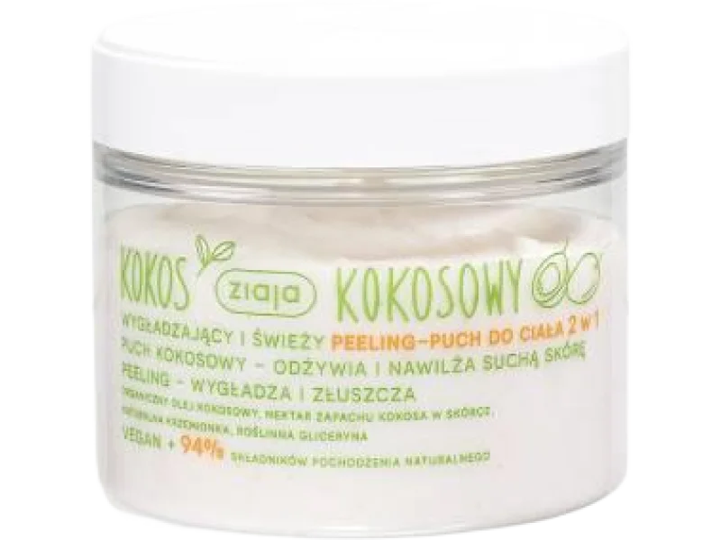 ZIAJA Kokos Peeling-puch do ciała 2w1, 270 ml