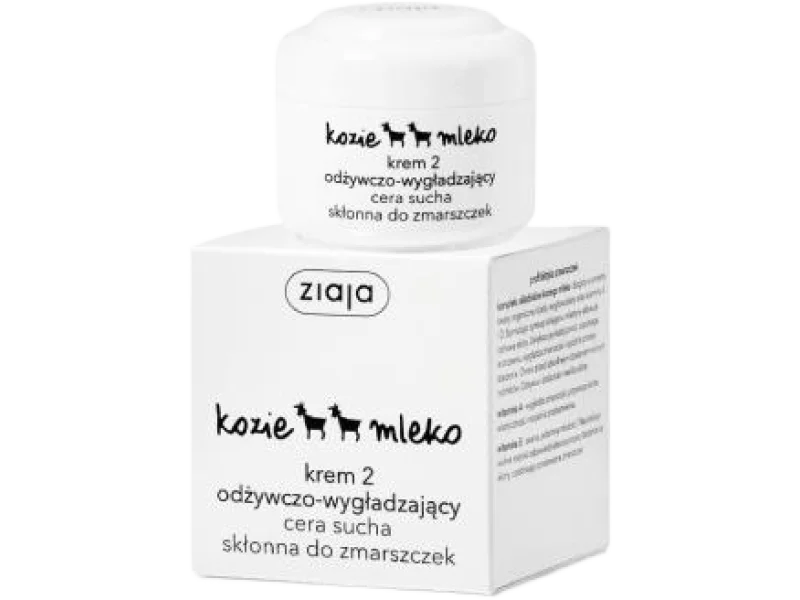 ZIAJA KOZIE MLEKO 2 Krem odżywczo-wygładzający, 50 ml