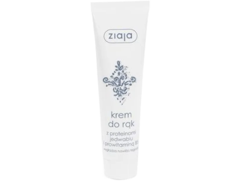 ZIAJA Krem do rąk z proteinami jedwabiu i prowitaminą B5, 100 ml