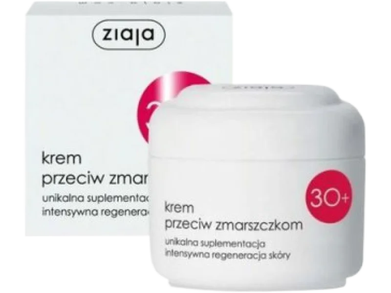 ZIAJA Krem półtłusty przeciwzmarszczkowy 30+, 50 ml