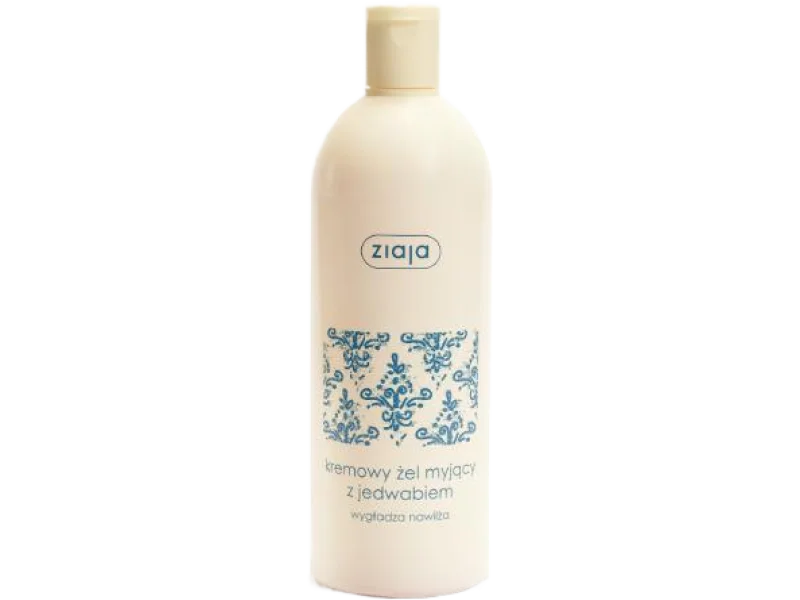ZIAJA Kremowy żel myjący z jedwabiem, 500 ml