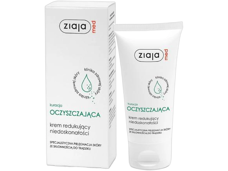 Ziaja Med antybakteryjny krem redukujący trądzik, 50 ml
