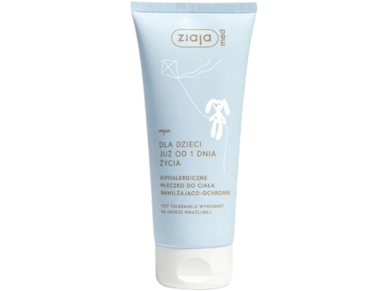 ZIAJA MED Dla Dzieci Hipoalergiczne mleczko do ciała nawilżająco-ochronne, 200 ml