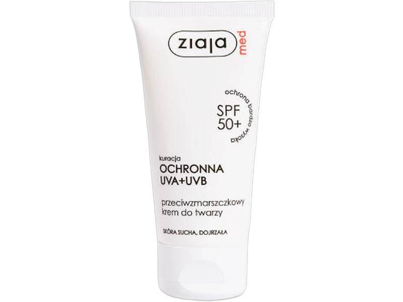 Ziaja Med SPF50+ przeciwzmarszczkowy krem dla skóry suchej i dojrzałej, 50 ml