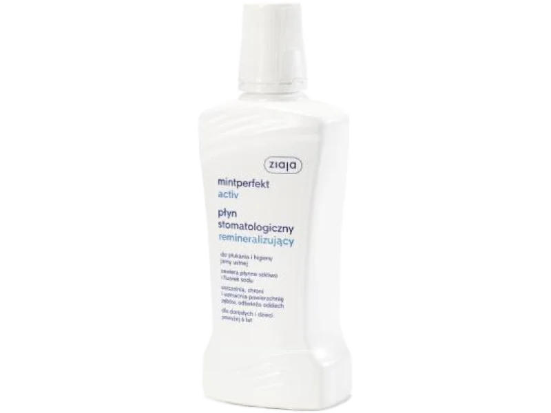 ZIAJA Mintperfect Activ Płyn remineralizujący, 0,05%, 500 ml
